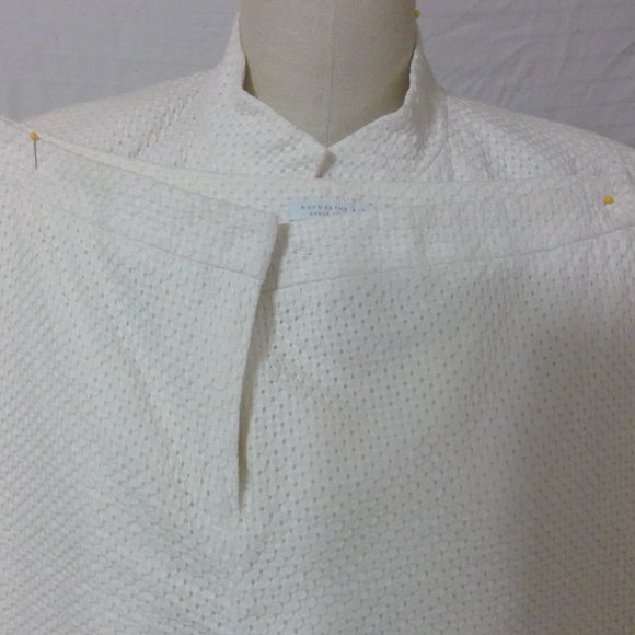 Charter Club NWOT JACKET Size 12 Pants  Size 10 White/Cream Embroidered eyelet - Picture 7 of 10